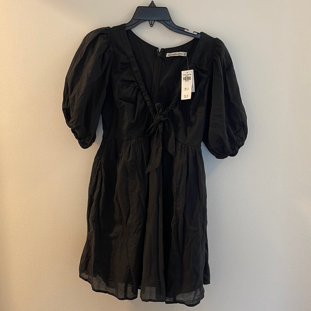NWT Abercrombie black mini dress